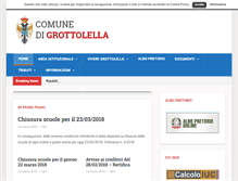 Tablet Screenshot of comunegrottolella.it
